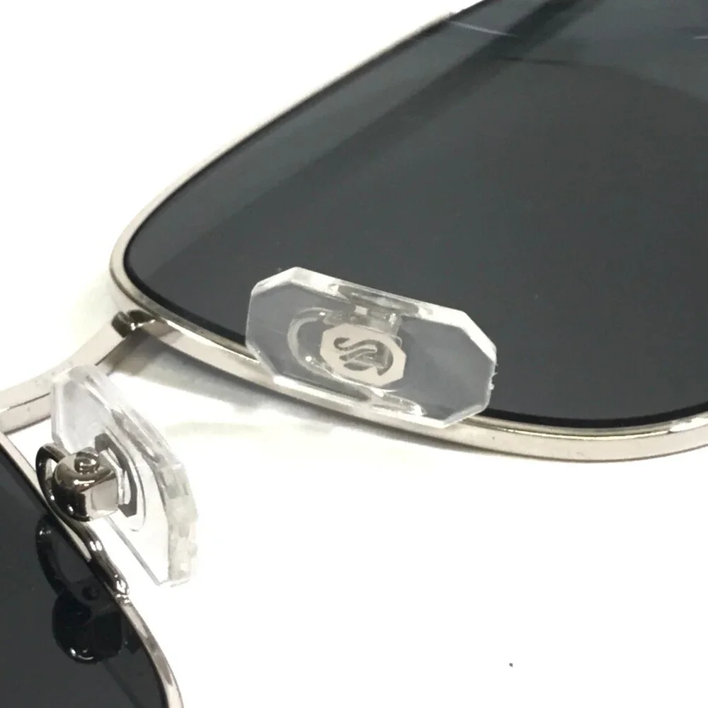 Swarovski Sunglasses SK7006 400187 Polished Silver Clear Sparkly Crystals 140